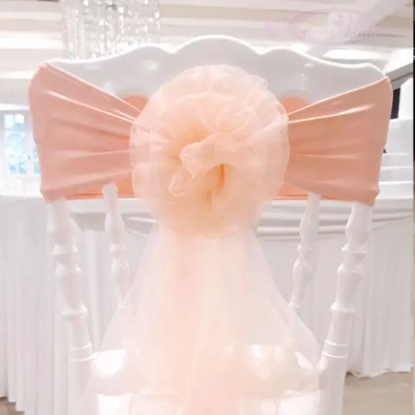 10 Noeuds de chaise en fleur Corail