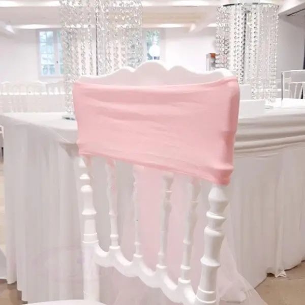 10 Noeuds de chaise en fleur Rose