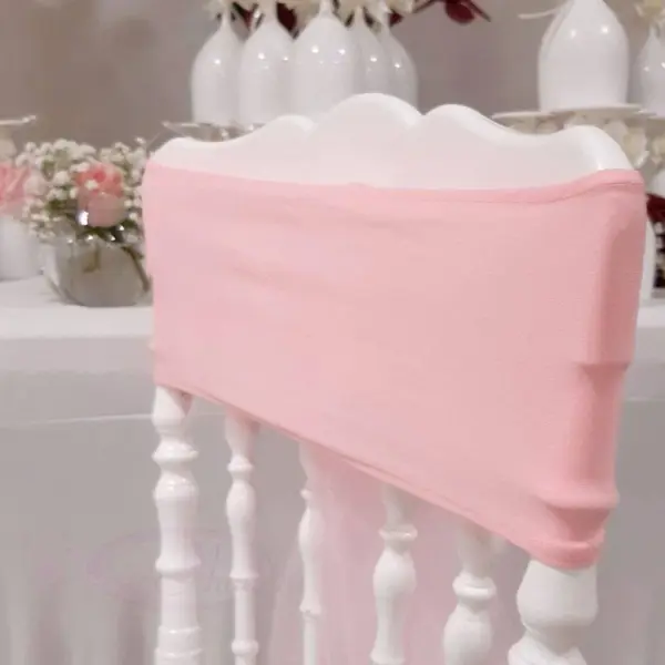 10 Noeuds de chaise en fleur Rose