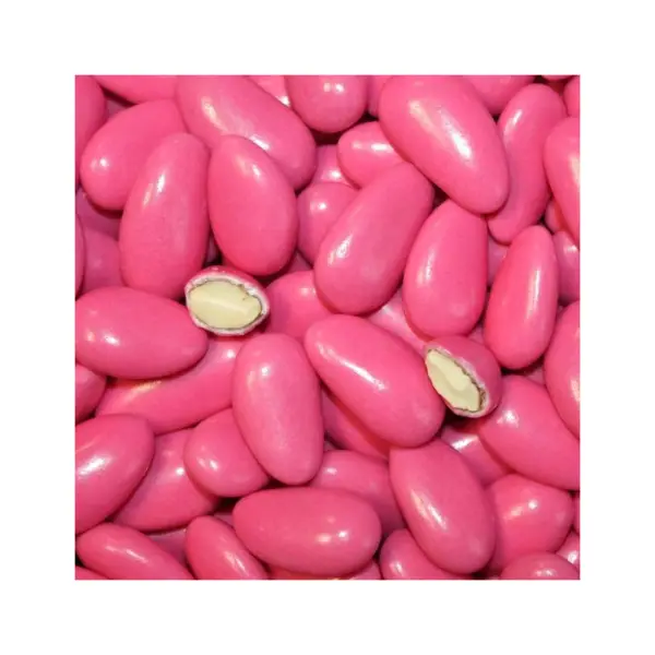 Dragées Amande Fuchsia 43% 1Kg