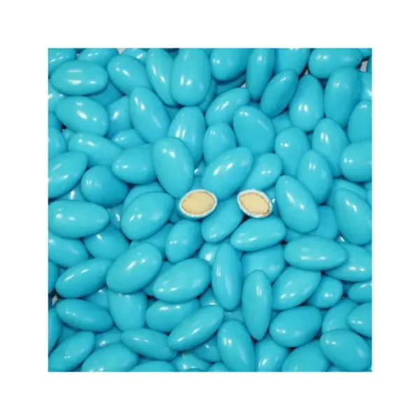 Dragées Amande Turquoise 43% 1Kg