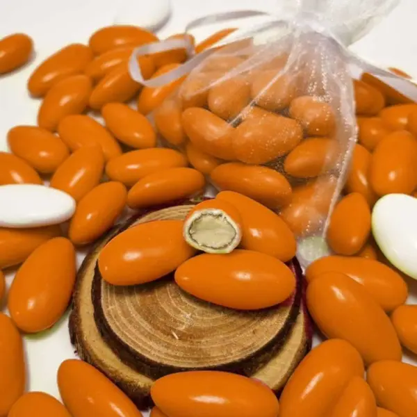 Dragées Amande Terracotta 43% 1Kg