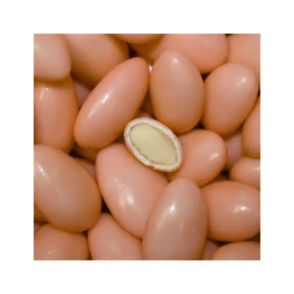 Dragées Amande Pêche 43% 1Kg