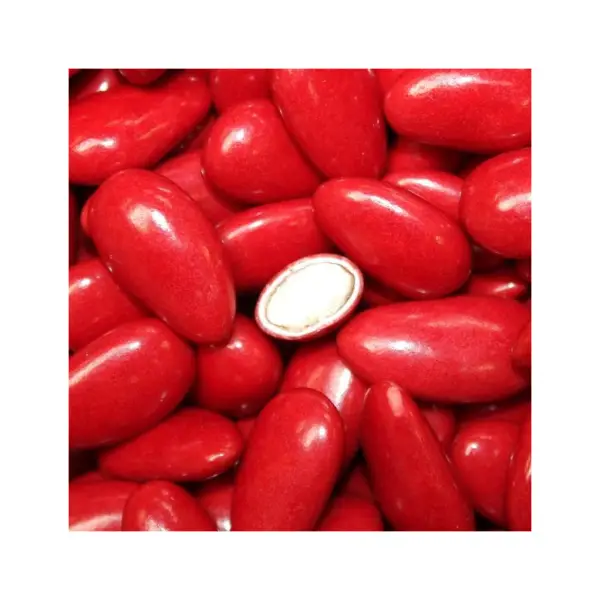 Dragées Amande Rouge 43% 1Kg