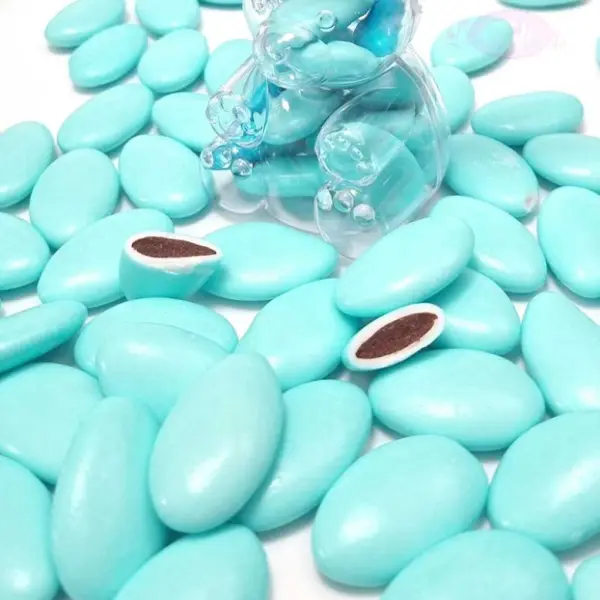 Dragées chocolat bleu ciel 1kg