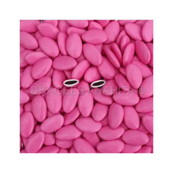 Dragées chocolat Fuchsia 1kg