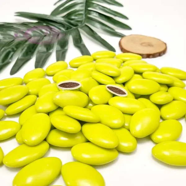 Dragées chocolat vert anis 1kg