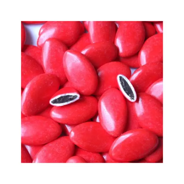 Dragées chocolat rouge 1kg