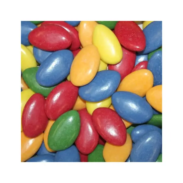 Dragées chocolat multicolor vif 1kg