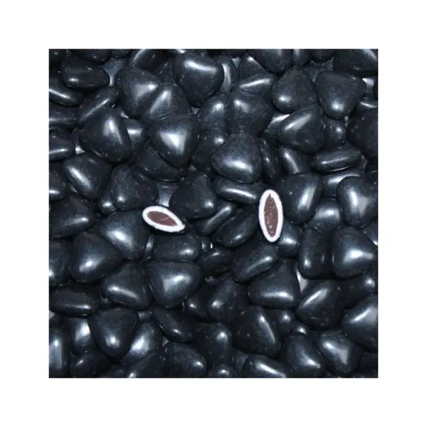 Dragées coeur chocolat noir 1kg