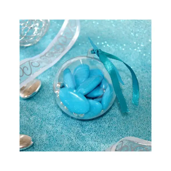 Boule à dragées transparentes 6 cm