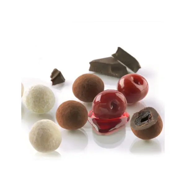 Dragées à la cerise confite et chocolat