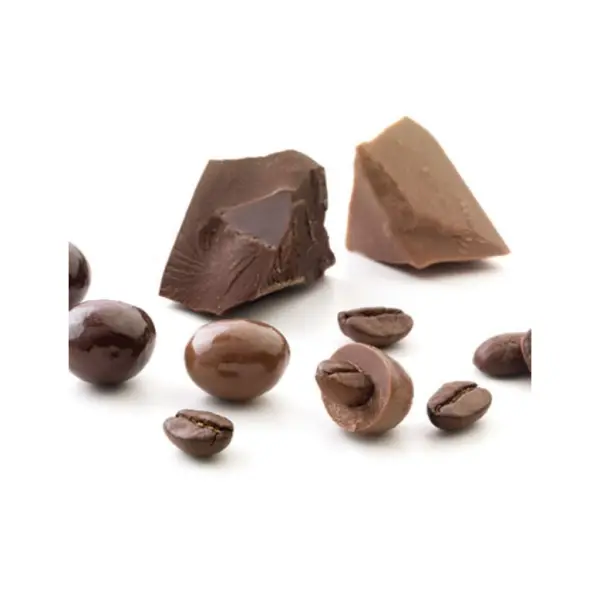 Grain de café au chocolat noir