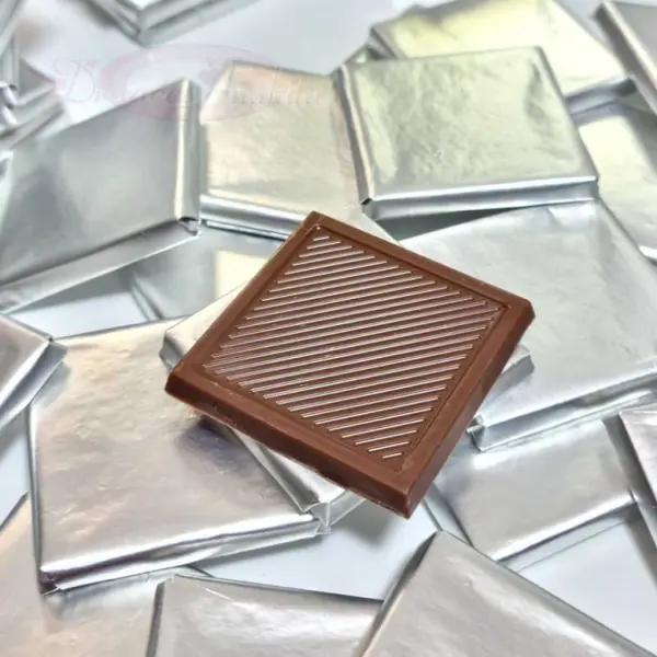 10 Carrés de chocolat napolitain Argent