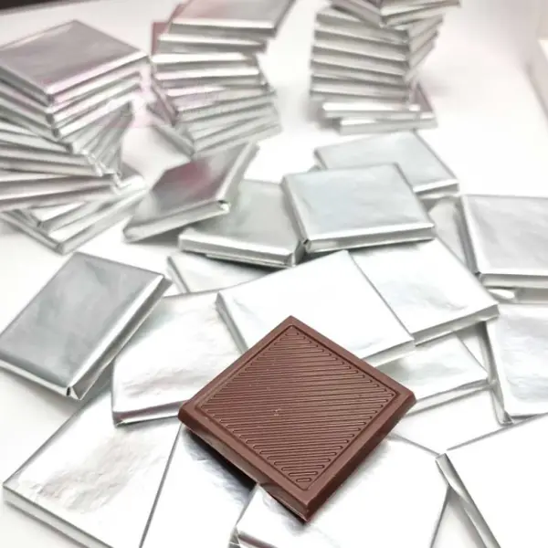 Carré de chocolat napolitain Argent 3Kg