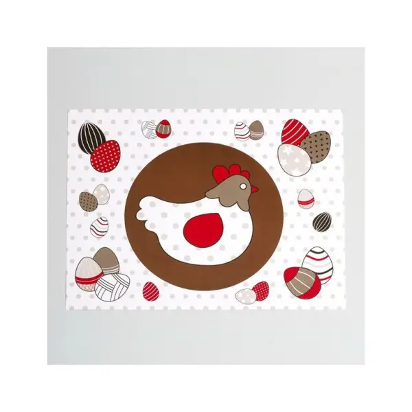 12 Sets de Table Poule de Pâques