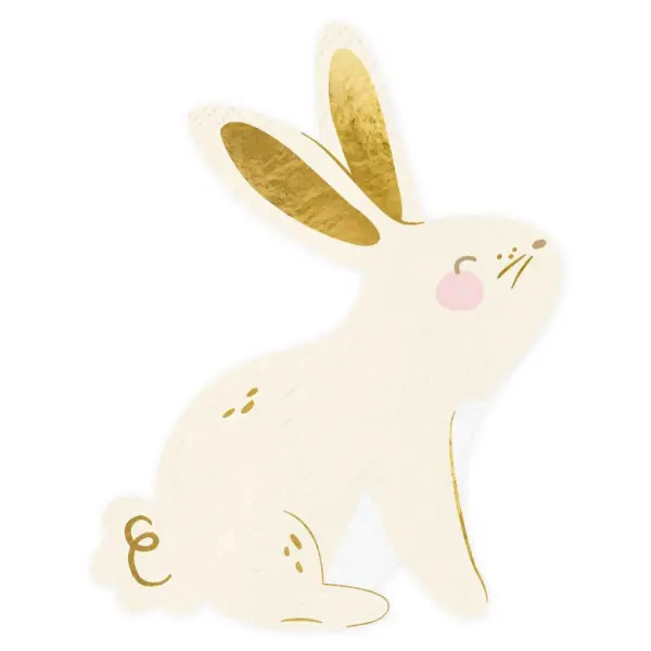 Serviettes de Table Lapin - Décoration de Pâques
