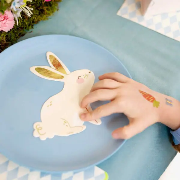 Serviettes de Table Lapin - Décoration de Pâques