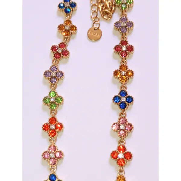 Collier princesse multicolore pastel