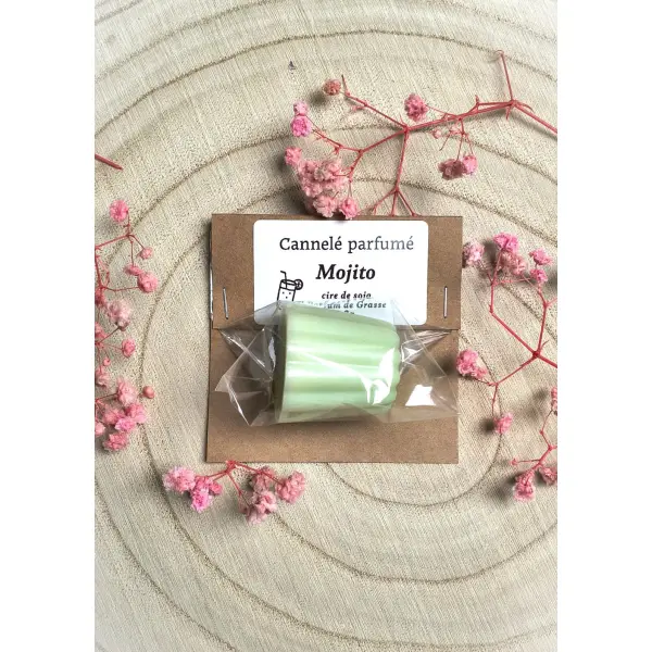 Cannelé fondant parfumé mojito