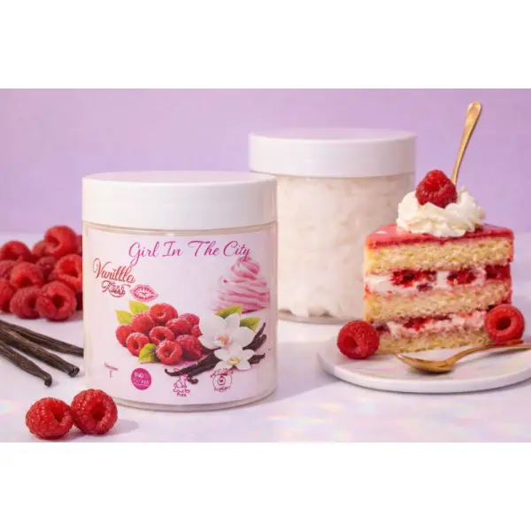 Beurre corporel fouetté | vanille framboise