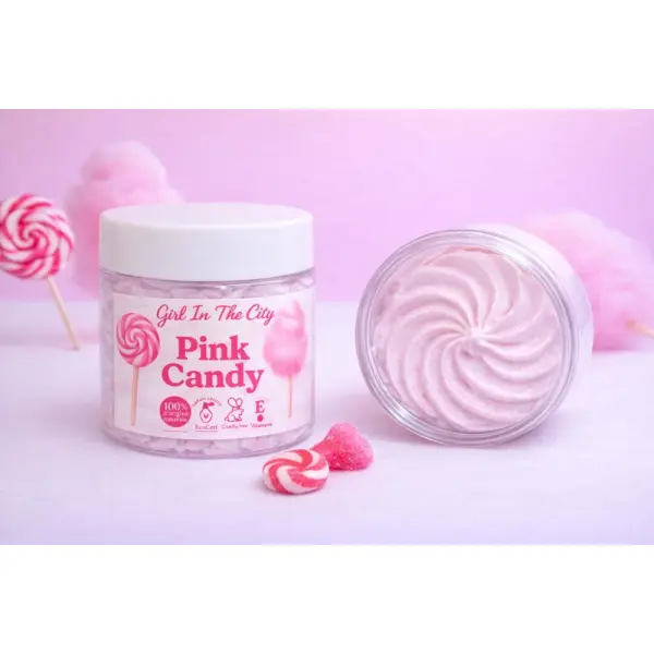 Beurre corporel fouetté pink candy | chantilly de karité naturelle