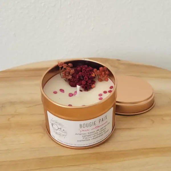 Bougie paix intérieure