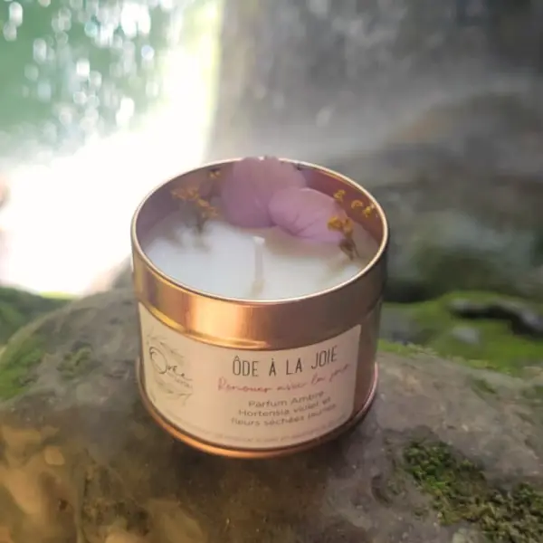 Bougie ôde à la joie - ambre