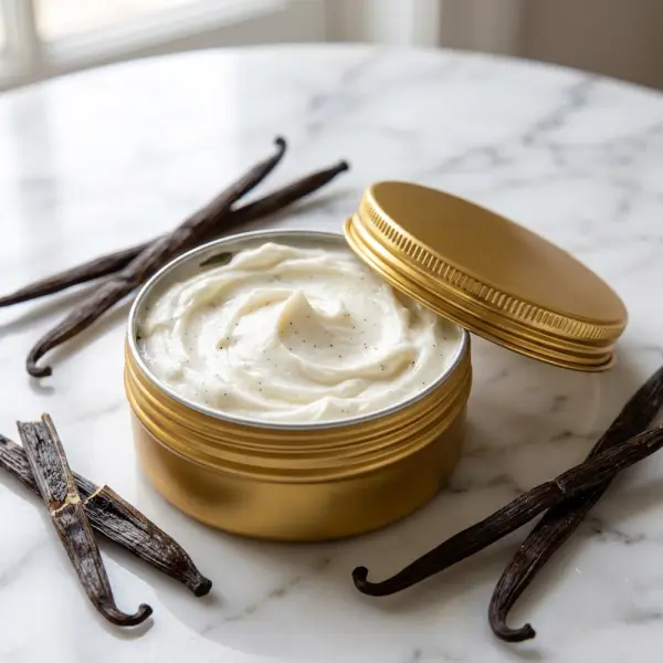 Crème curcuma, vanille et orchidée