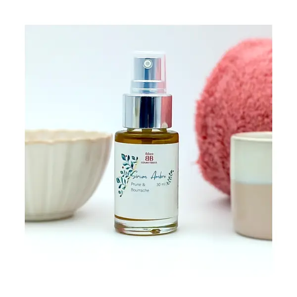 Huile de soin régénérante ambre, prune et bourrache, 30ml