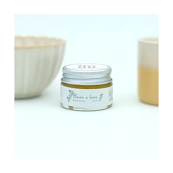 Baume à lèvres, miel & prune, 15ml
