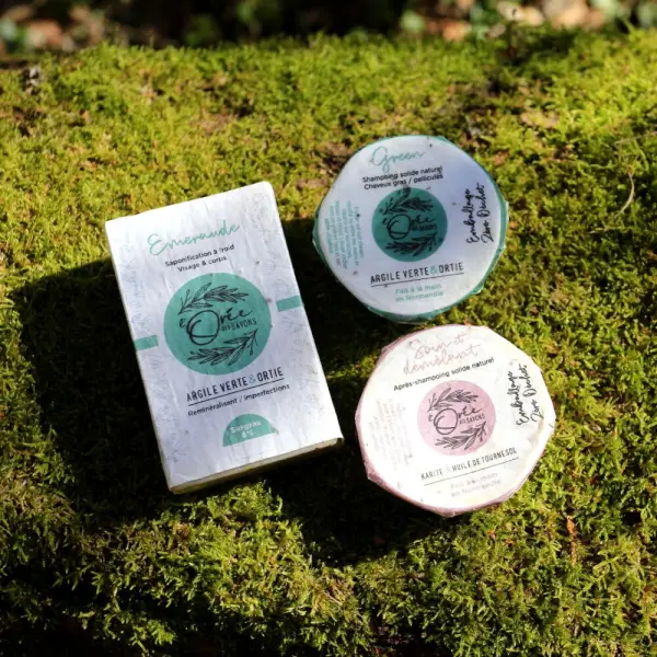 Coffret corps & cheveux gras - argile et ortie