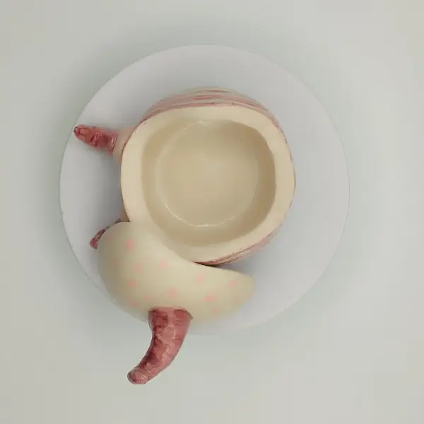 Boite boule "petit lutin" rose.