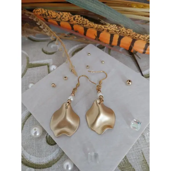 Boucles d oreilles acier inoxydable.
