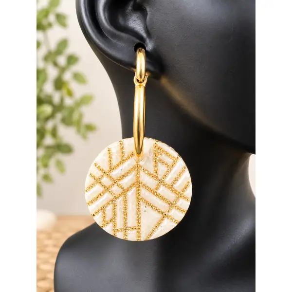 Créoles avec charms interchangeables