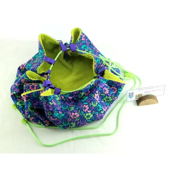 Sac piscine, sac pieds secs, baluchon pieds secs, piscine, baluchon