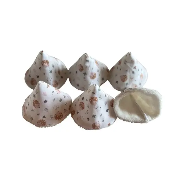 Lot de 6 tipis pare pipi blancs et hérissons