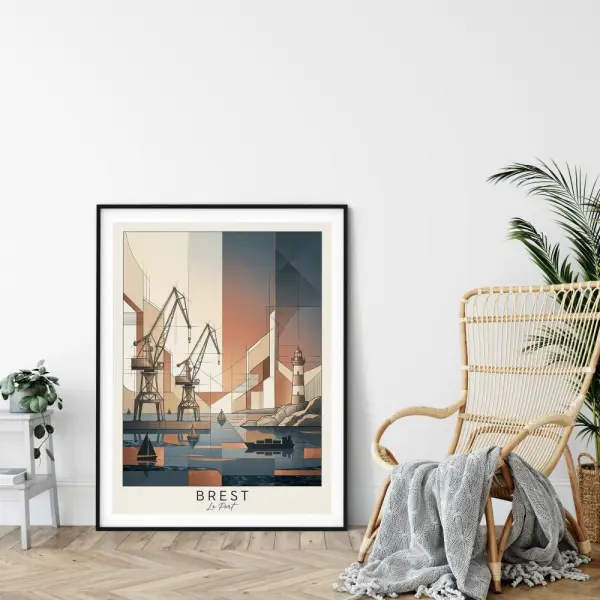 Brest — le port – paris édition numérotée et signée