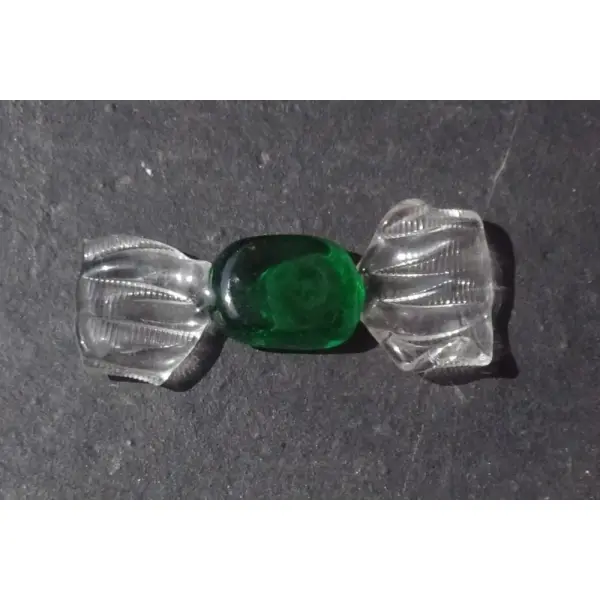 Bonbon décoratif verre filé, lampwork, verre de murano, deco.0108