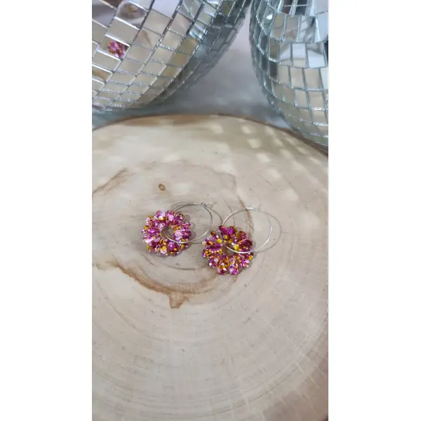Boucles d'oreilles _ tallulah _ fleurs