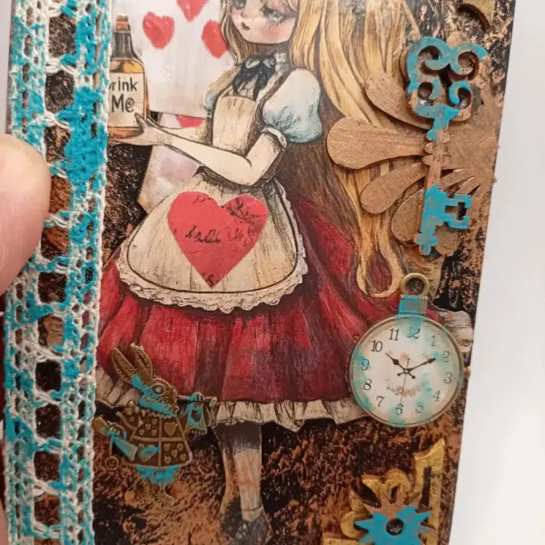 Carnet de notes "alice manga"