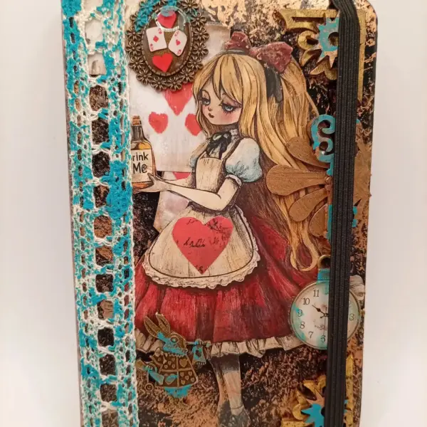 Carnet de notes "alice manga"