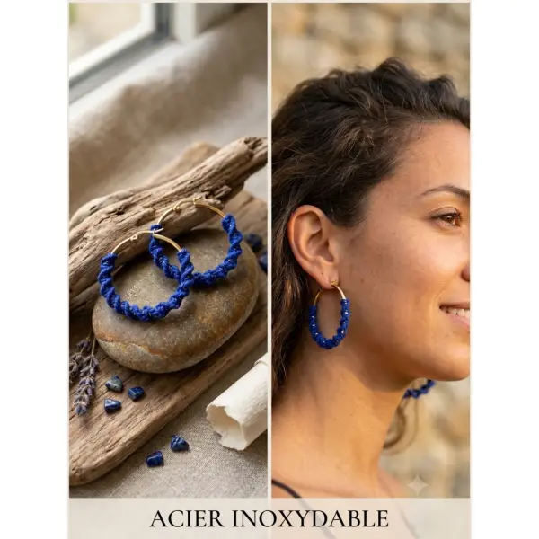 Boucles d'oreilles twist