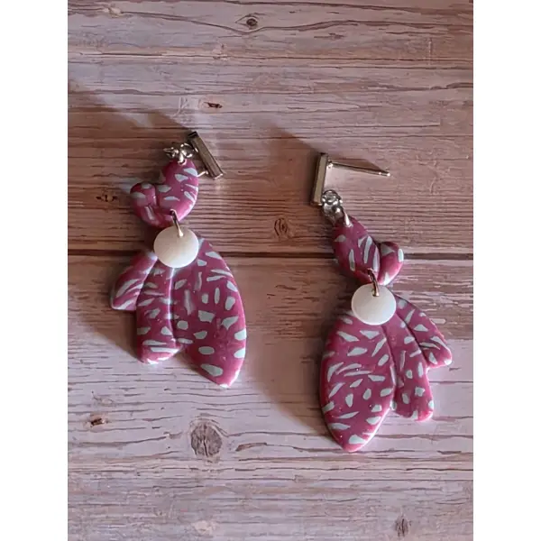 Boucles d'oreilles ailes de papillon style vintage