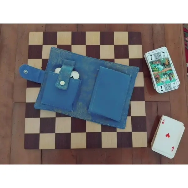 Etui de jeux de cartes polyvalent en textile upcyclé
