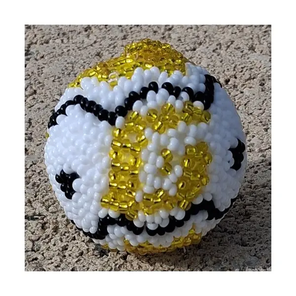 Boule alphabet en perles – lettre g personnalisable