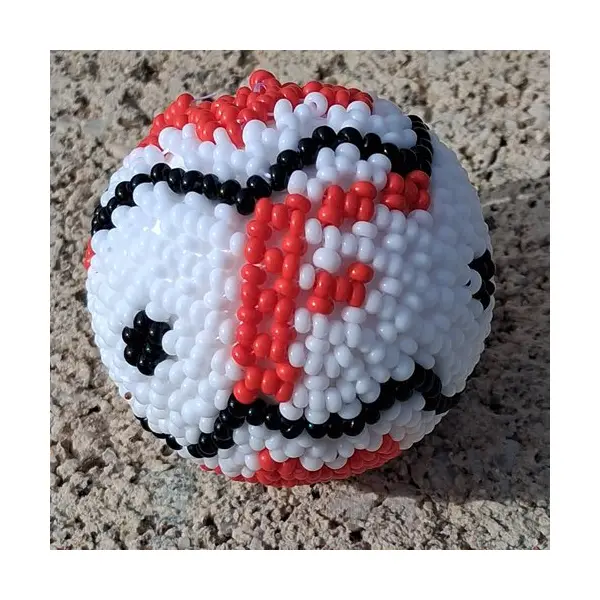 Boule alphabet en perles – lettre f personnalisable
