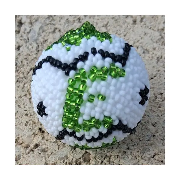 Boule alphabet en perles – lettre e personnalisable