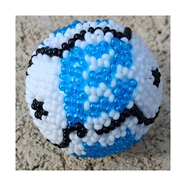 Boule alphabet en perles – lettre b personnalisable