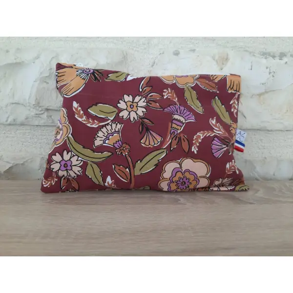 Pochette rangement sport yoga rouge indien